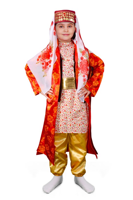 Artvin Yöresel Kız Çocuk Kostümü Elbisesi