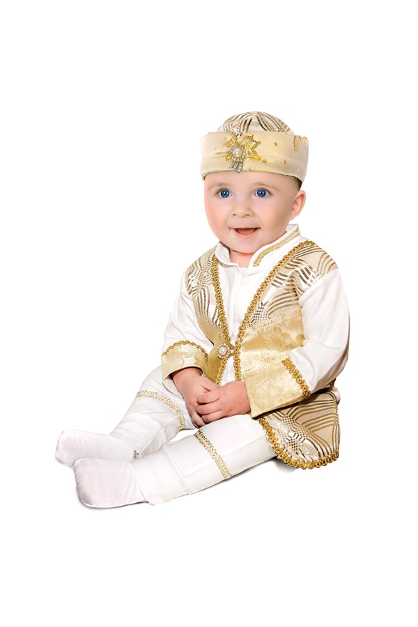Bebek Mevlütlük Prens Kostümü Sünnetlik Takım