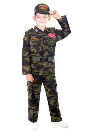 Türk Askeri Kostümü Çocuk Kıyafeti