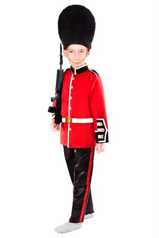 Ingiliz Muhafız Kostümü Elbisesi