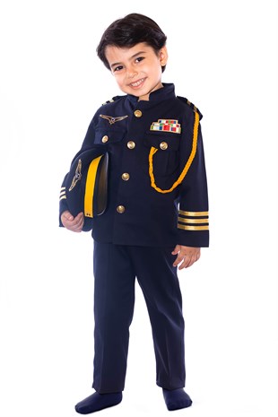 Pilot Kostümü Çocuk Kıyafeti