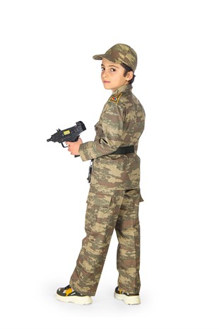 Türk Askeri Çocuk Kostümü Üniforması